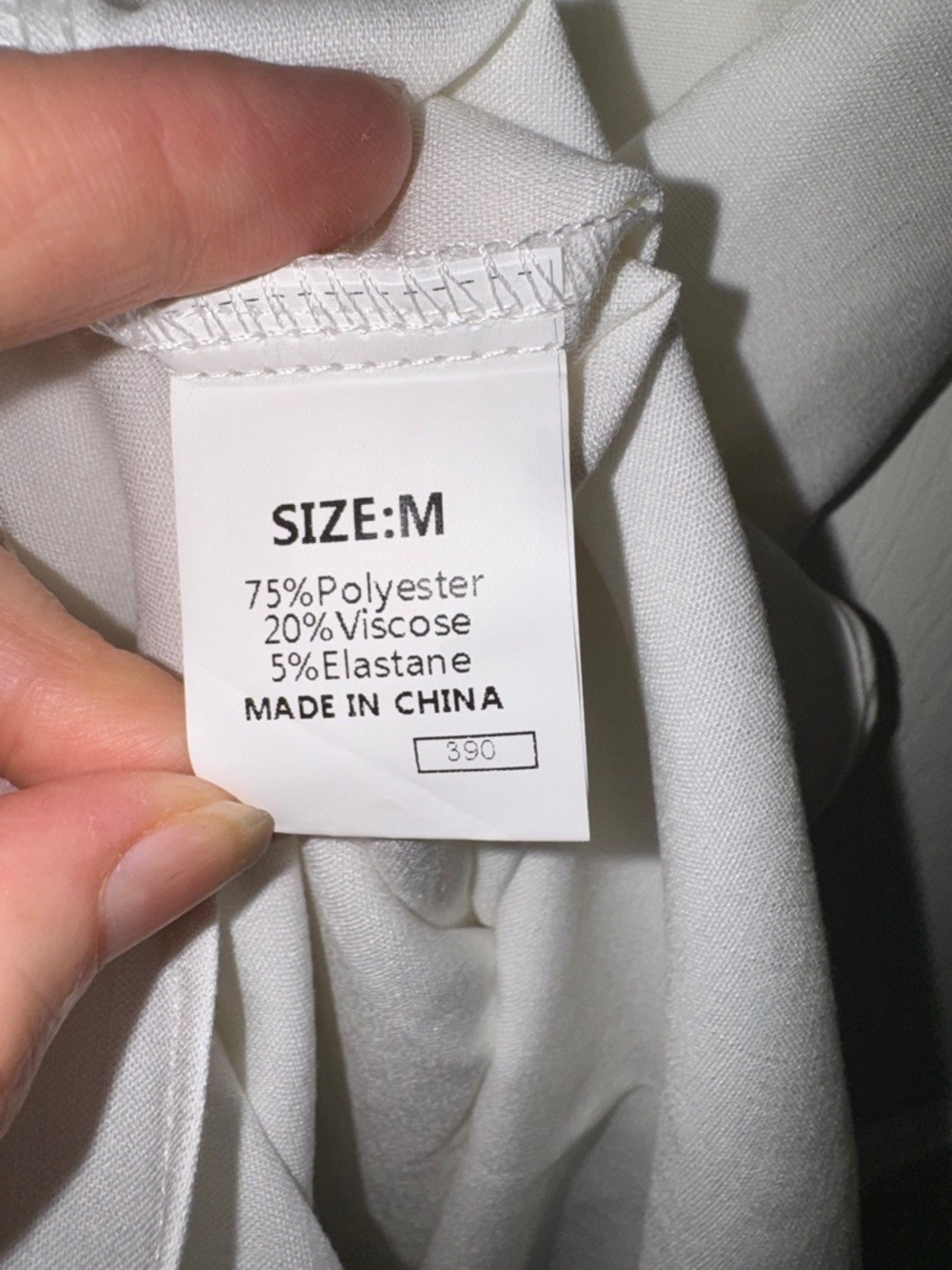 Classic White Ivory Off White Short-Sleeve Button-Down Shirt - Picture 4 of 7